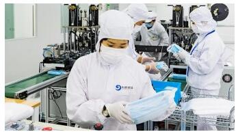比亞迪成全球最大口罩制造商，均勝電子、格力、美的、安吉爾自產口罩紛紛上線