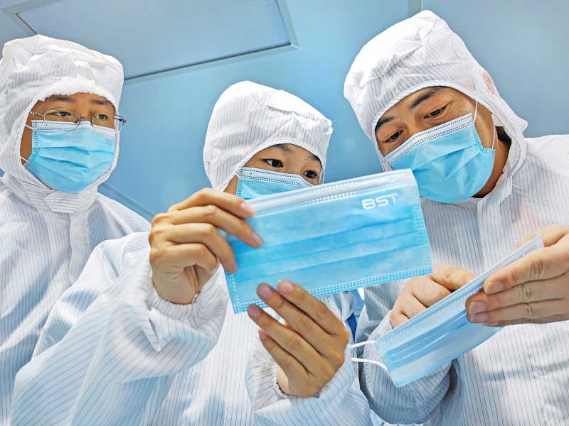 儀征化纖超低氣阻醫用熔噴布口罩冬季熱銷